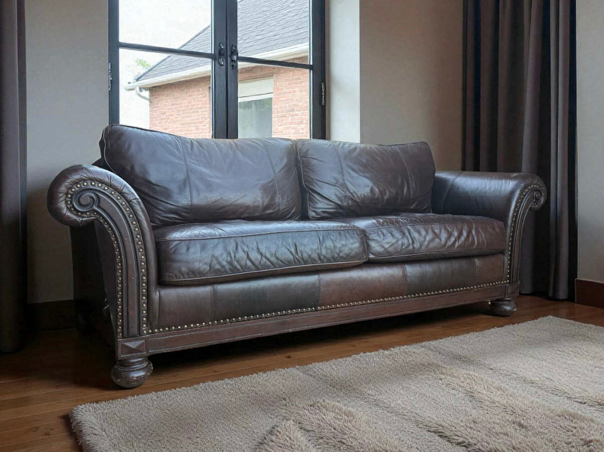 Bernhardt High End Leather Sofa
