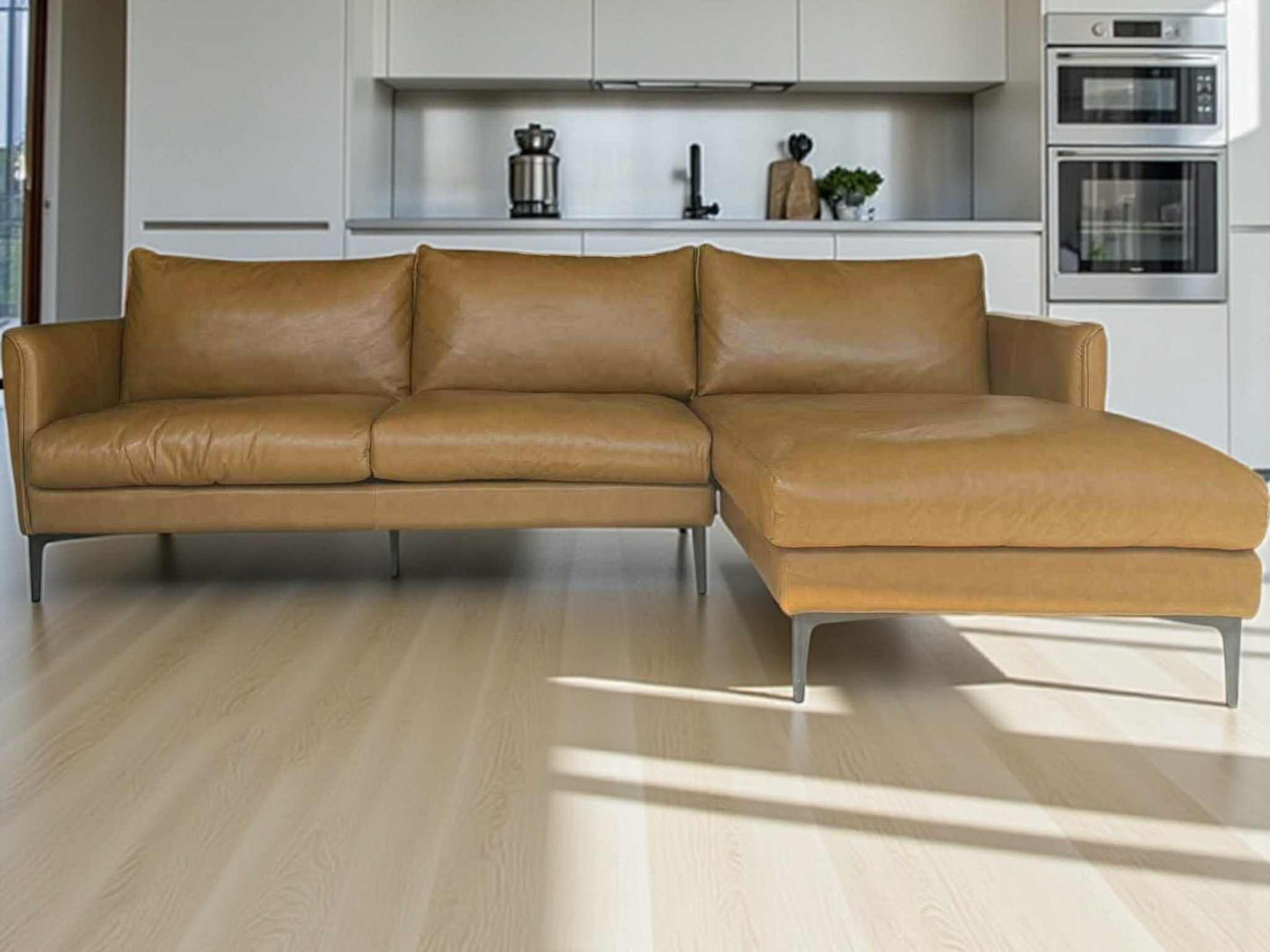 Top Grain Leather Sectional