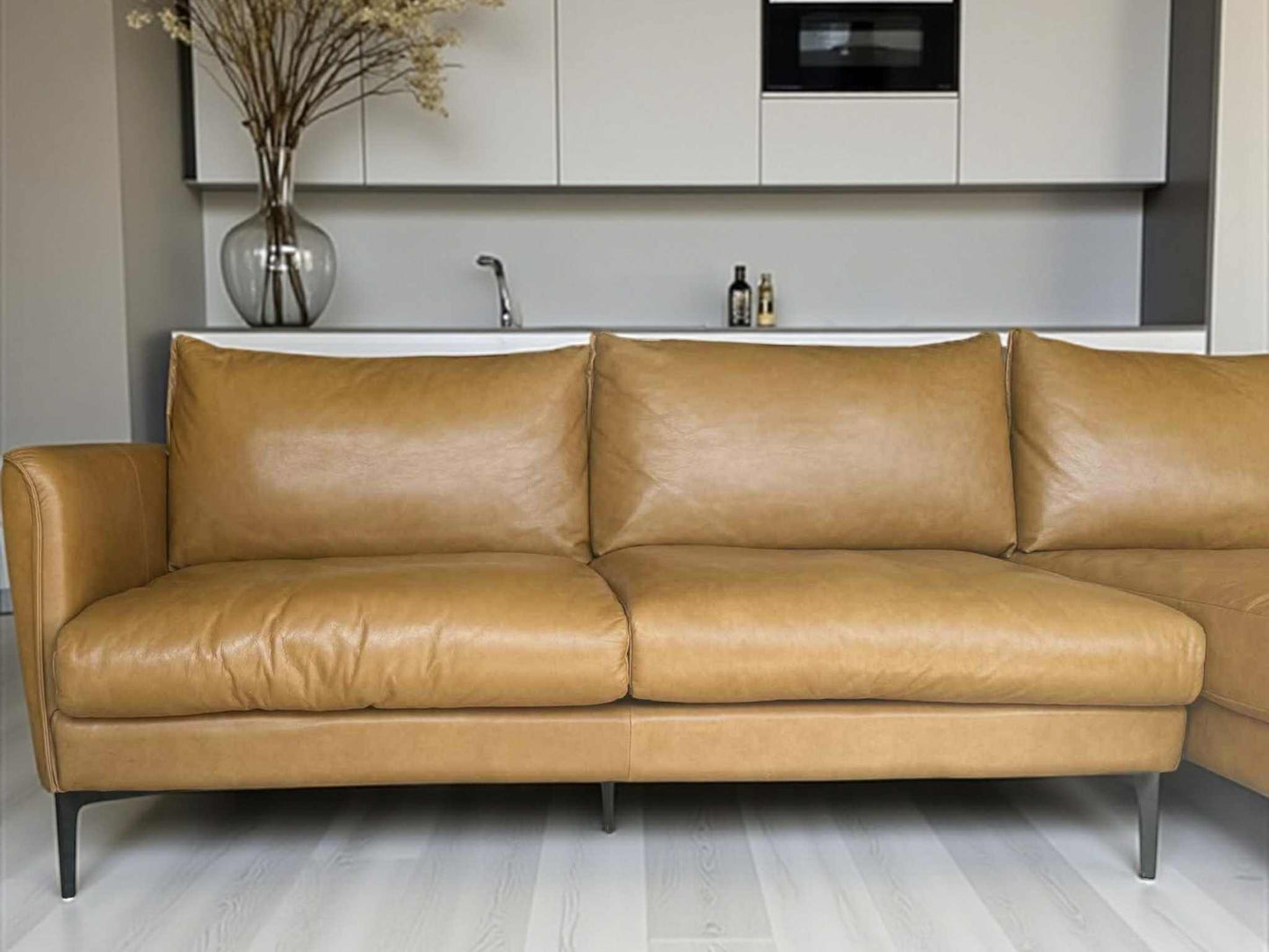 Top Grain Leather Sectional