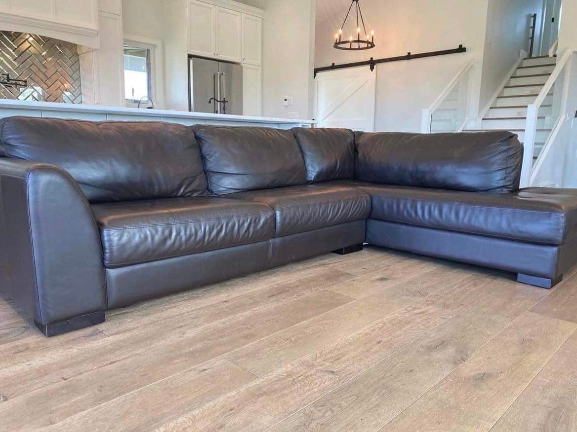 Urban Barn Leather Sectional