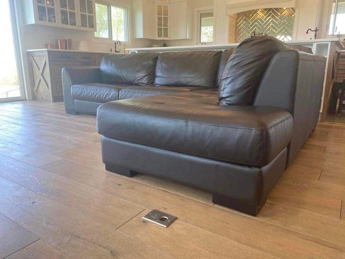 Urban Barn Leather Sectional