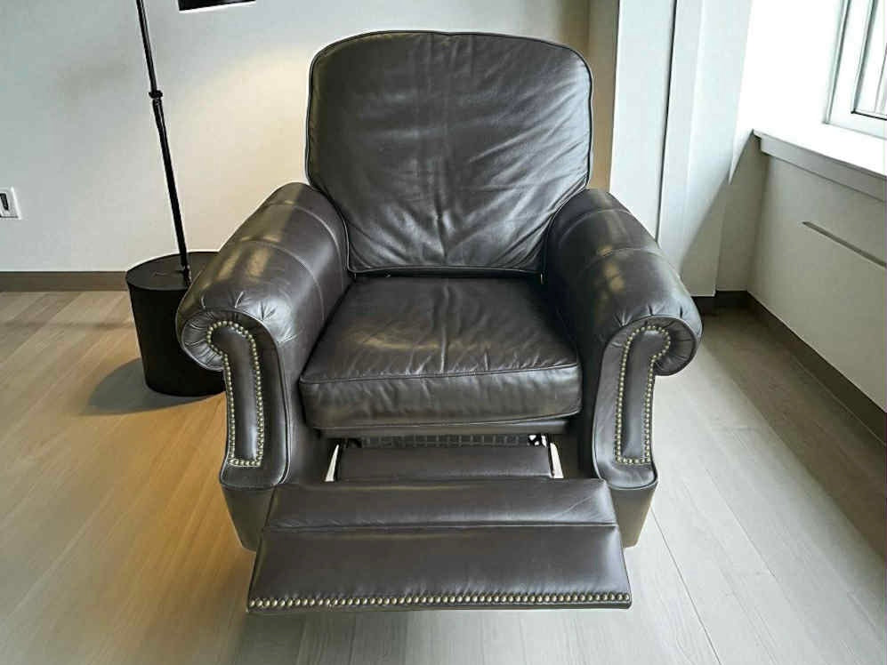 Top Grain Leather Recliner