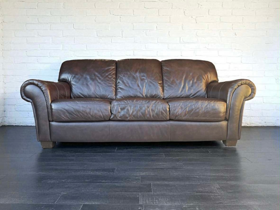 Top Grain Leather Sofa and Love Seat