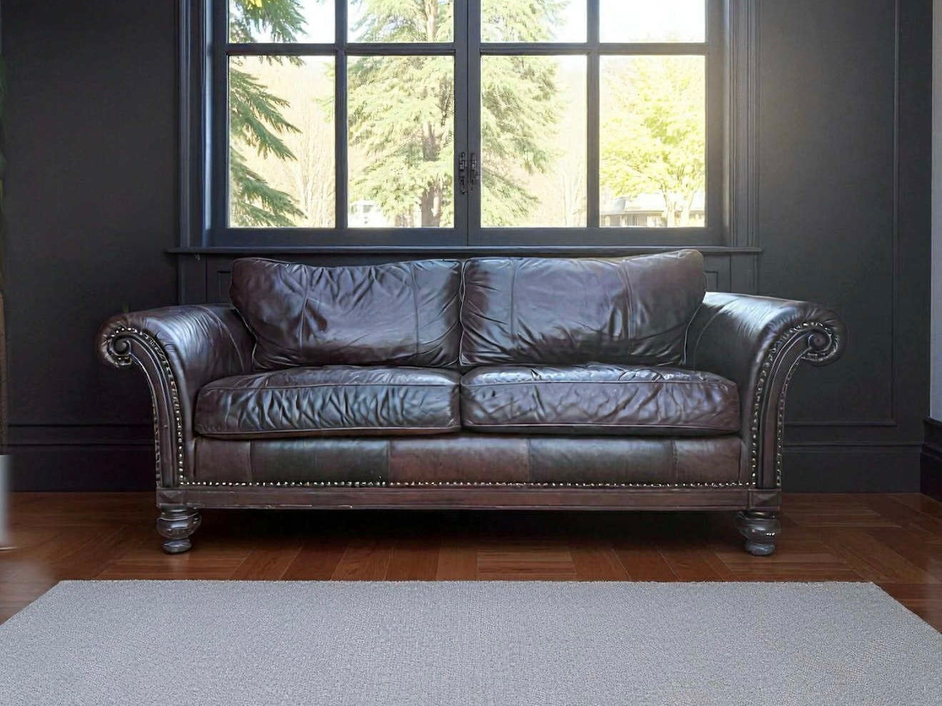 Bernhardt High End Leather Sofa