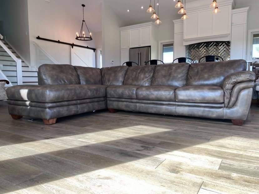 La-Z-Boy Top Grain Leather Sectional