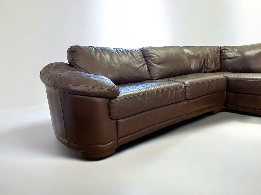 Genuine Leather Sectional