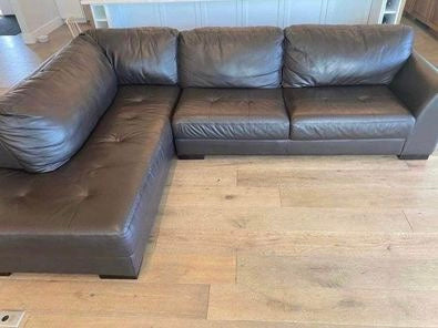 Urban Barn Leather Sectional