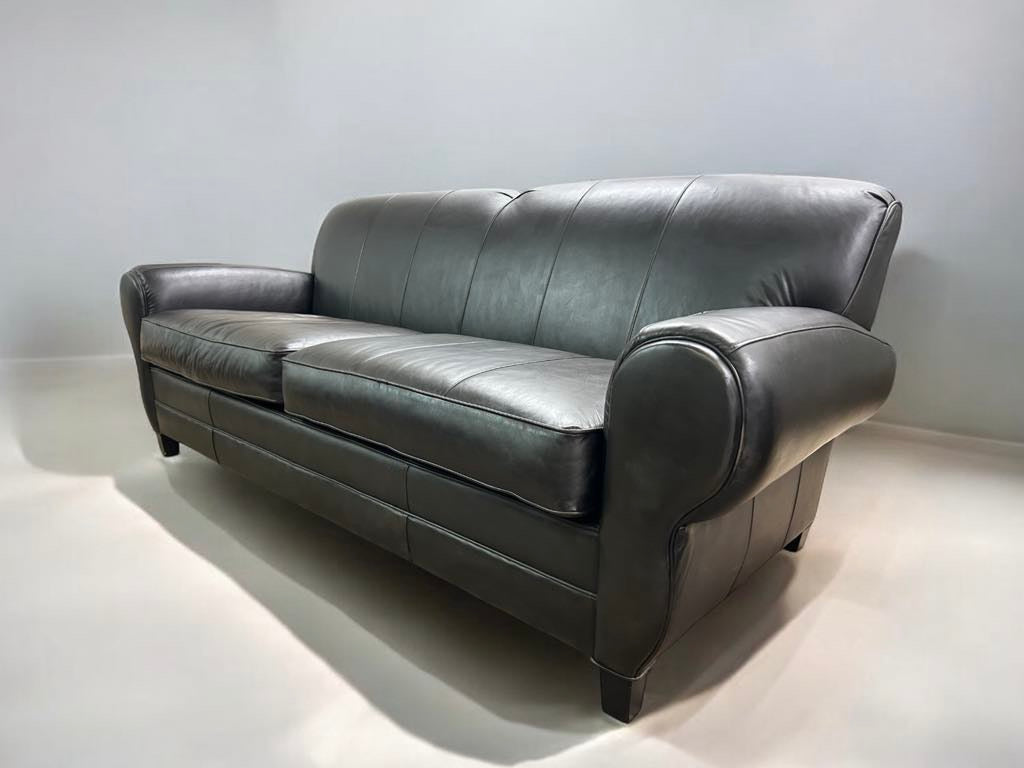 Semi-Aniline Leather Sofa