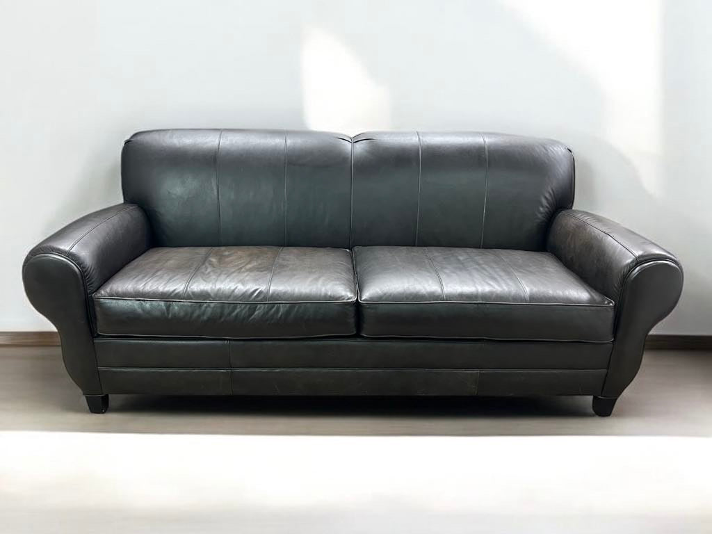 Semi-Aniline Leather Sofa