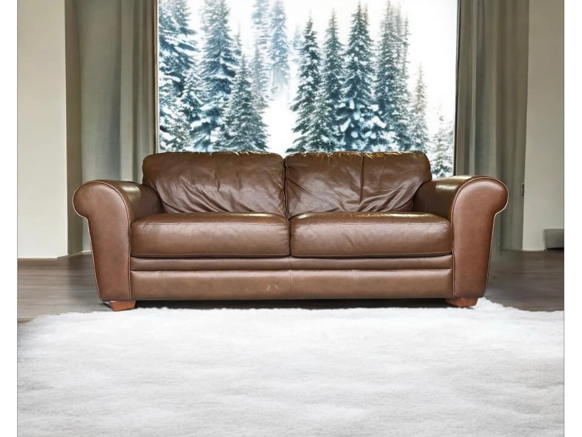 Top Grain Leather Sofa and Love Seat