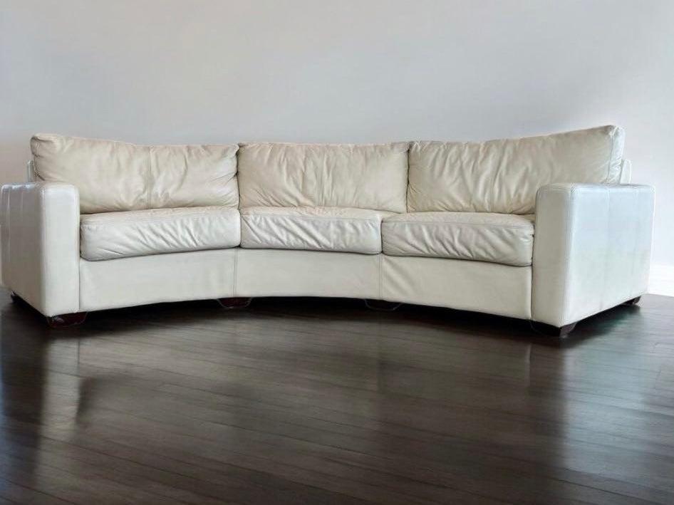 Large Top Grain Leather Sofa