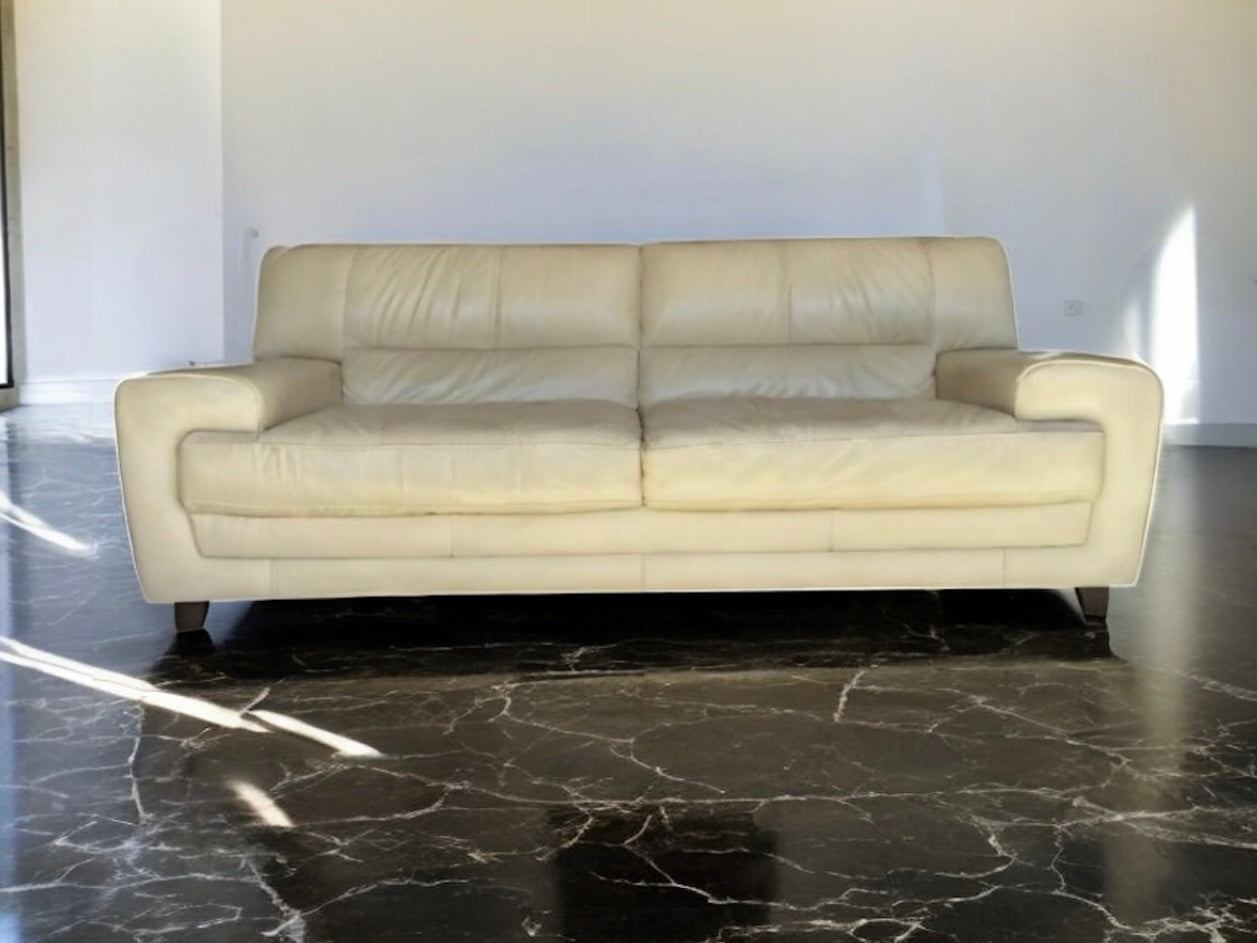 Top Grain Leather Sofa and Love Seat