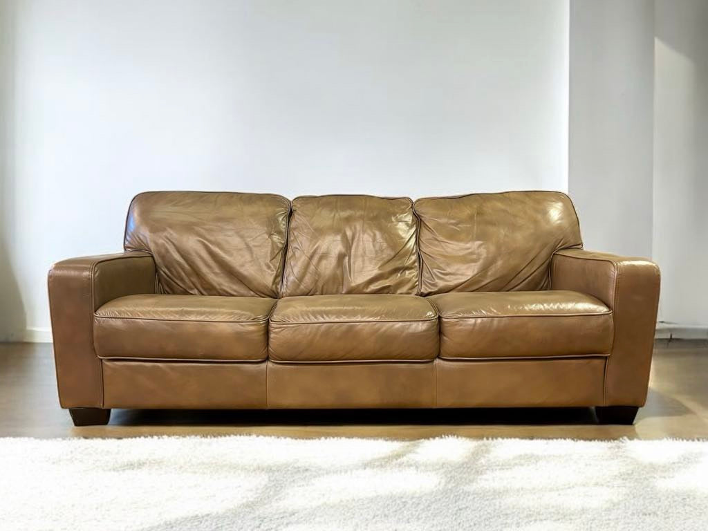 Top Grain Leather Sofa and Love Seat