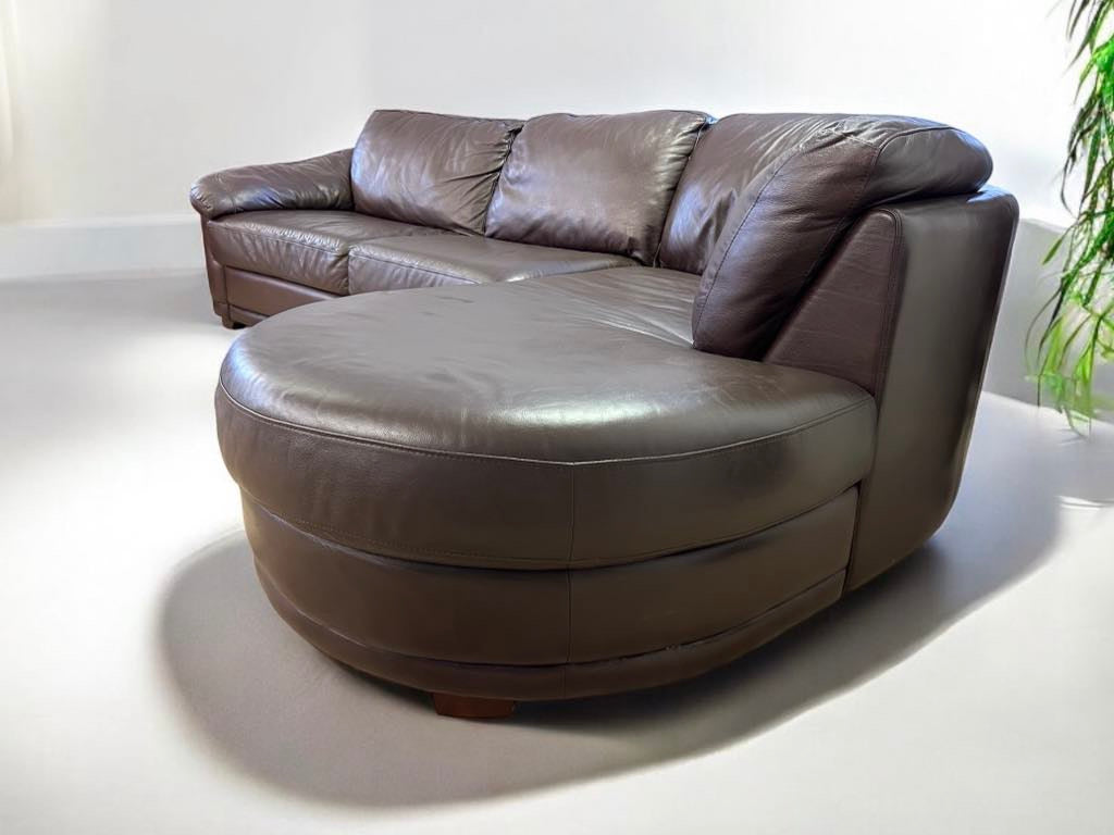 Genuine Leather Sectional