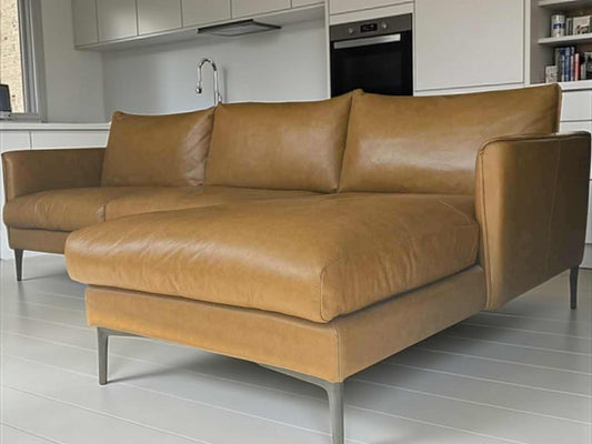 Top Grain Leather Sectional
