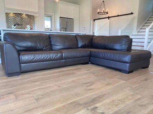 Urban Barn Leather Sectional