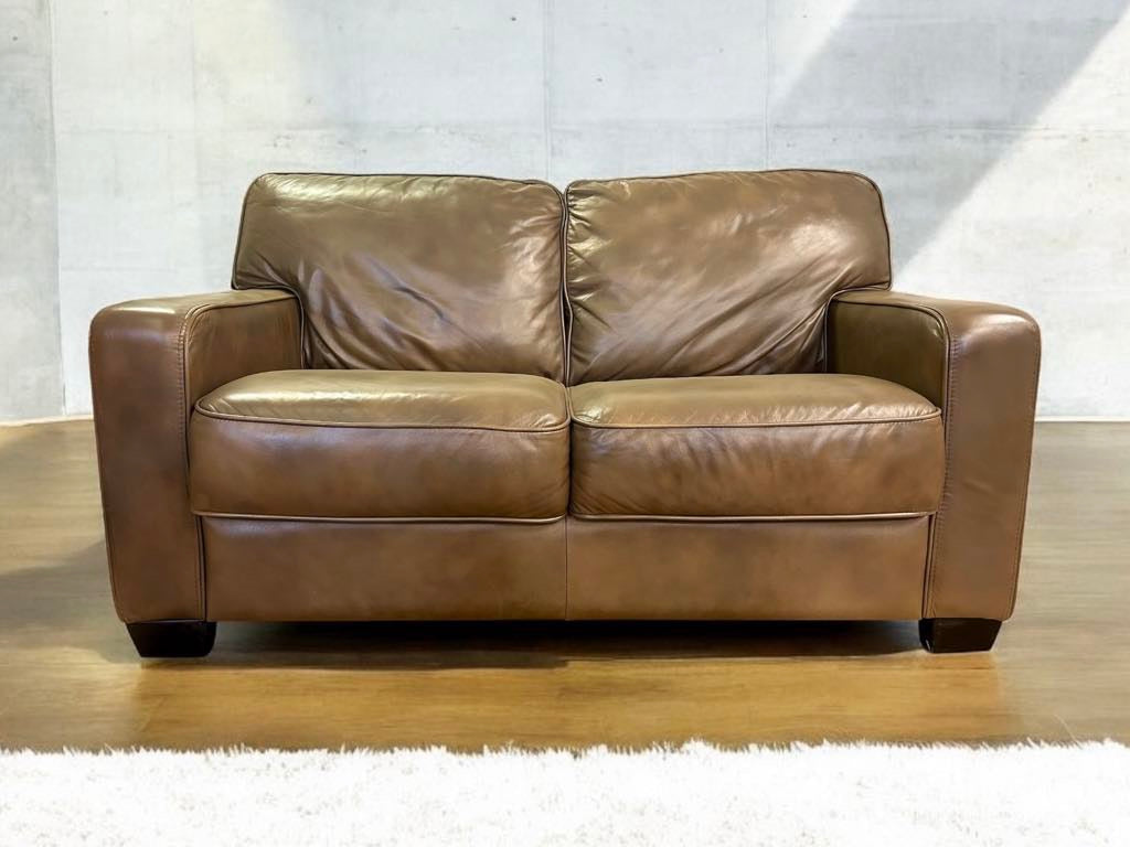 Top Grain Leather Sofa and Love Seat