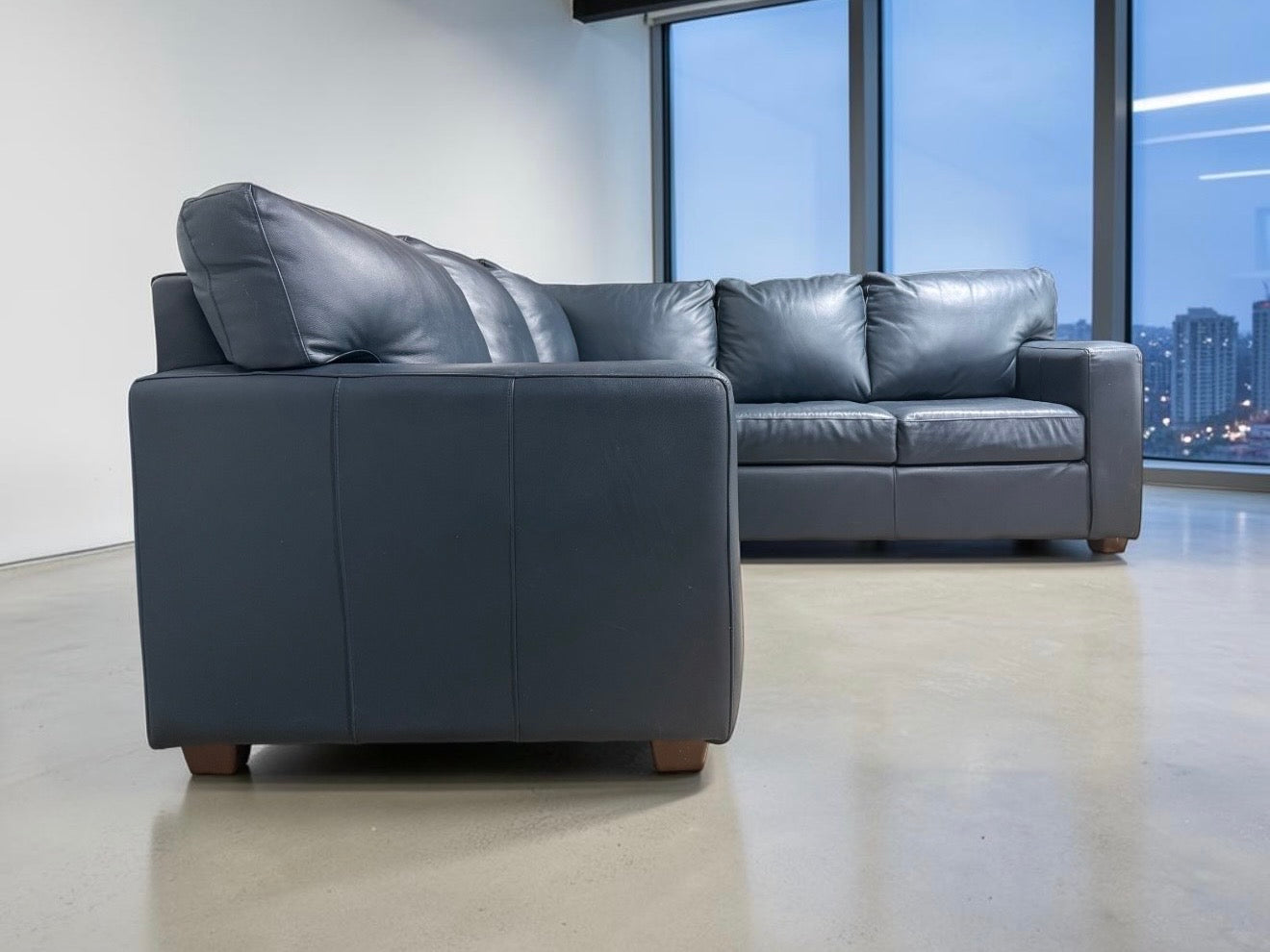 Top Grain Leather Sectional