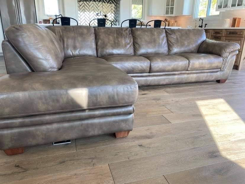 La-Z-Boy Top Grain Leather Sectional