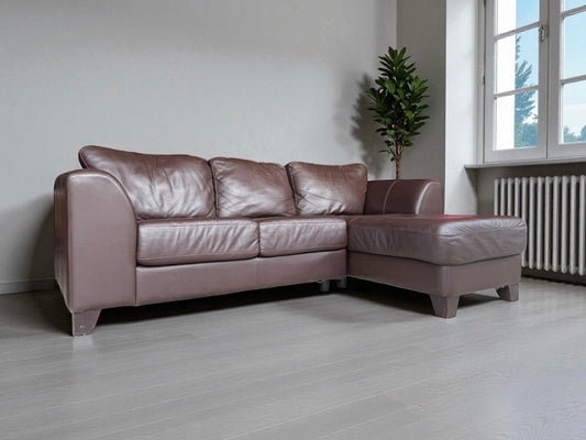 Canadian Made Top Grain Leather Sectional