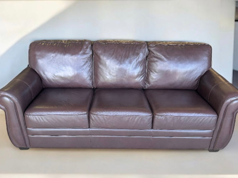 Genuine Leather Sofa and Armchair